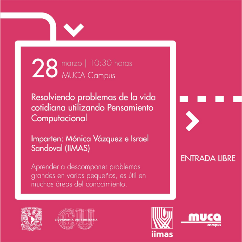 Resolviendo Problemas de la Vida Cotidiana utilizando Pensamiento Computacional